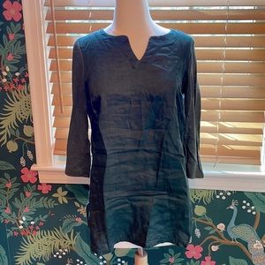 J Jill linen tunic with cotton back.